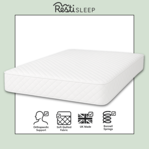 Resti Soft Medium Quilted Diamond Fabric Mattress | Orthopaedic Support | UK Made Bed