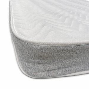 Grey Pattern Orthopaedic Firm Mattress, Firm Spring Mattress for Back & Joint Support, Cool Touch Breathable Fabric