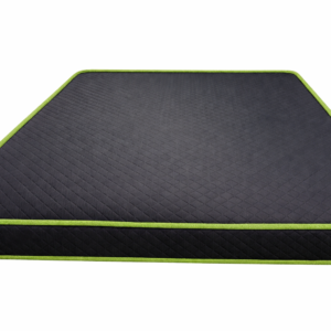 LIGHT GREEN Tape Black Diamond Mattress 20cm Deep Bonnell Open Coil Spring Mattress, Foam Free Plush Comfort, Breathable Cooltouch Cover
